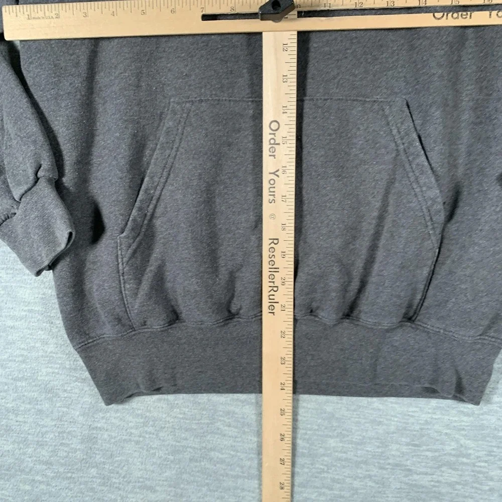 Harvard Hoodie Mens Small Gray Champion Pullover Fleece Sweatshirt‎ Logo Graphic